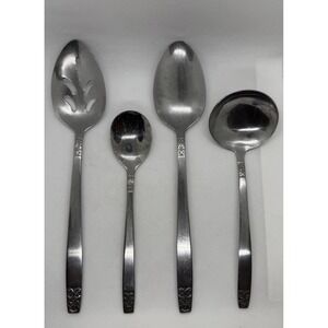 Stanley Roberts Rogers DANESMORE Serving Spoon Set Of 4 Stainless Flatware